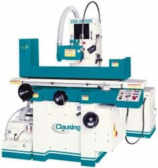 Clausing - 20 Inch Long x 10 Inch Wide Table, 5 to 25 m per Min, 3 Phase, Automatic Floor Machine Surface Grinder - 3 hp, 3,450 RPM Spindle Speed, 230/460 Volts, 95 Inch Overall Length, 1-1/4 Inch Arbor Hole Diameter - A1 Tooling