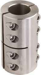 Climax Metal Products - 7/8" Inside x 1-5/8" Outside Diam, Two Piece Rigid Coupling without Keyway - 2-1/2" Long - A1 Tooling