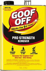 Goof Off - 1 Gal Can Adhesive Remover - Removes Caulk Residue, Chewing Gum, Crayon, Glue, Marker, Paint, Pen, Scuff Marks, Tar, Stickers & Tree Sap - A1 Tooling