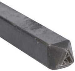 Made in USA - 3/16 Inch Character Size, Z within a Triangle, Code Stamp - Steel - A1 Tooling