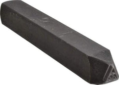 Made in USA - 3/16 Inch Character Size, 32 within a Triangle, Code Stamp - Steel - A1 Tooling