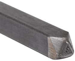 Made in USA - 3/16 Inch Character Size, 42 within a Triangle, Code Stamp - Steel - A1 Tooling