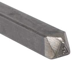 Made in USA - 3/16 Inch Character Size, 43 within a Triangle, Code Stamp - Steel - A1 Tooling