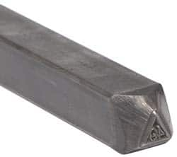 Made in USA - 3/16 Inch Character Size, 49 within a Triangle, Code Stamp - Steel - A1 Tooling