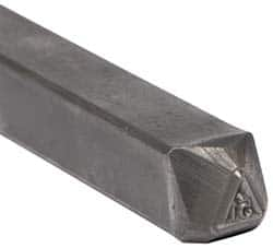 Made in USA - 3/16 Inch Character Size, 51 within a Triangle, Code Stamp - Steel - A1 Tooling