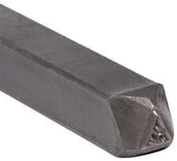 Made in USA - 3/16 Inch Character Size, 52 within a Triangle, Code Stamp - Steel - A1 Tooling