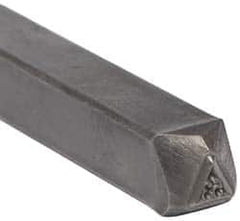 Made in USA - 3/16 Inch Character Size, 53 within a Triangle, Code Stamp - Steel - A1 Tooling