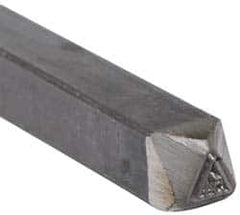 Made in USA - 3/16 Inch Character Size, 54 within a Triangle, Code Stamp - Steel - A1 Tooling