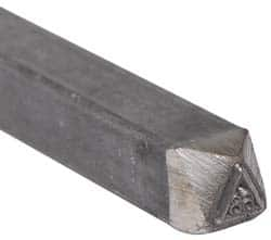 Made in USA - 3/16 Inch Character Size, 68 within a Triangle, Code Stamp - Steel - A1 Tooling