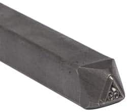 Made in USA - 3/16 Inch Character Size, 69 within a Triangle, Code Stamp - Steel - A1 Tooling