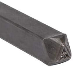 Made in USA - 3/16 Inch Character Size, 76 within a Triangle, Code Stamp - Steel - A1 Tooling