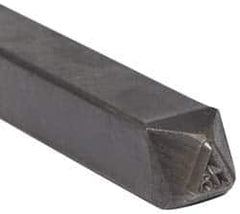 Made in USA - 3/16 Inch Character Size, 78 within a Triangle, Code Stamp - Steel - A1 Tooling