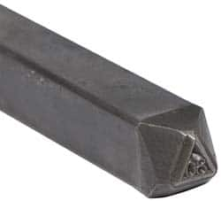 Made in USA - 3/16 Inch Character Size, 80 within a Triangle, Code Stamp - Steel - A1 Tooling