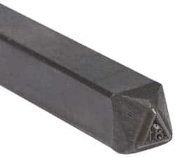 Made in USA - 3/16 Inch Character Size, 81 within a Triangle, Code Stamp - Steel - A1 Tooling