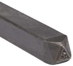 Made in USA - 3/16 Inch Character Size, 92 within a Triangle, Code Stamp - Steel - A1 Tooling