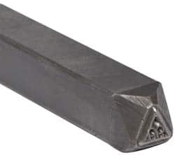 Made in USA - 3/16 Inch Character Size, 99 within a Triangle, Code Stamp - Steel - A1 Tooling