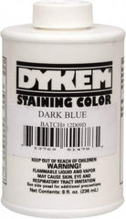 Dykem - 8 Ounce Dark Blue Staining Color - Brush in Cap Container - A1 Tooling