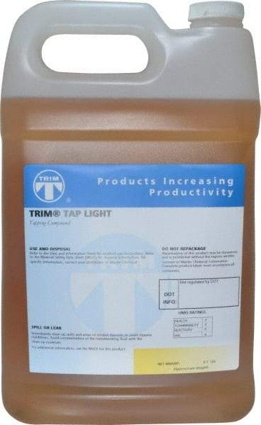 Master Fluid Solutions - Trim Tap Light, 1 Gal Bottle Tapping Fluid - Straight Oil, For Broaching, Gear Cutting, Gundrilling, Milling, Reaming, Sawing, Shaving, Threading - A1 Tooling