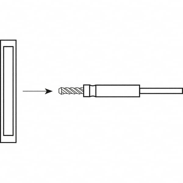 Standard Abrasives - 1/4-20 Star Pad Mandrel - A1 Tooling