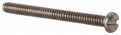 Value Collection - M1.6x0.35 Metric Coarse, 16mm Length Under Head Slotted Drive Machine Screw - Fillister Head, Grade 18-8 & A2 Stainless Steel, Uncoated, Without Washer - A1 Tooling