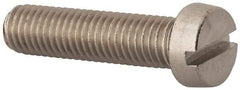 Value Collection - M10x1.50 Metric Coarse, 40mm Length Under Head Slotted Drive Machine Screw - Fillister Head, Grade 18-8 & A2 Stainless Steel, Uncoated, Without Washer - A1 Tooling