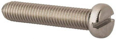 Value Collection - M10x1.50 Metric Coarse, 50mm Length Under Head Slotted Drive Machine Screw - Fillister Head, Grade 18-8 & A2 Stainless Steel, Uncoated, Without Washer - A1 Tooling