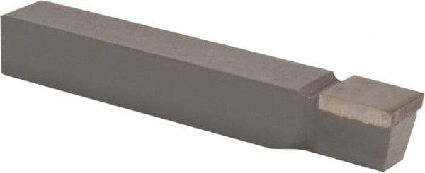 Interstate - 7/16 x 7/16" Shank, Square Nose Single Point Tool Bit - C-7, Grade C2 - Exact Industrial Supply