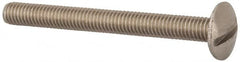 Value Collection - M6x1.00 Metric Coarse, 60mm Length Under Head Slotted Drive Machine Screw - Truss Head, Grade 18-8 & A2 Stainless Steel, Uncoated, Without Washer - A1 Tooling