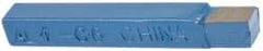 Interstate - 1/4 x 1/4" Shank, Square Shoulder Turning Single Point Tool Bit - AL-4, Grade C6 - Exact Industrial Supply