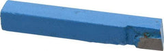 Interstate - 7/16 x 7/16" Shank, Square Shoulder Turning Single Point Tool Bit - AL-7, Grade C6 - Exact Industrial Supply