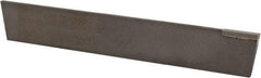 Made in USA - 5/32 Inch Wide x 7/8 Inch High x 6 Inch Long, Parallel Blade, Cutoff Blade - C6 Grade, Bright Finish - Exact Industrial Supply