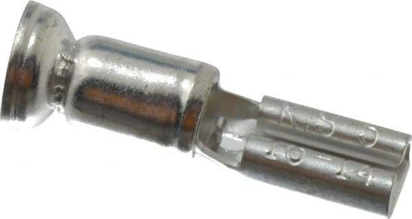 Ideal - 16 to 14 AWG, Noninsulated, Female Wire Disconnect - Silver, cUL Listed, RoHS Compliant, UL Listed - A1 Tooling