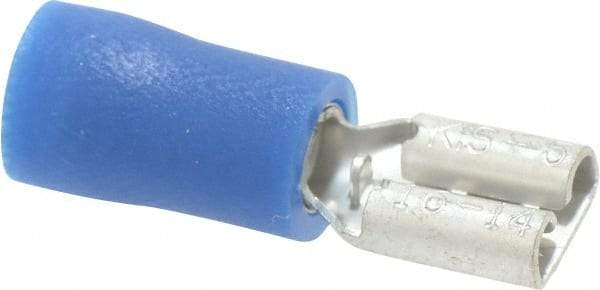 Ideal - 16 to 14 AWG, Vinyl, Fully Insulated, Female Wire Disconnect - Blue, cUL Listed, RoHS Compliant, UL Listed - A1 Tooling