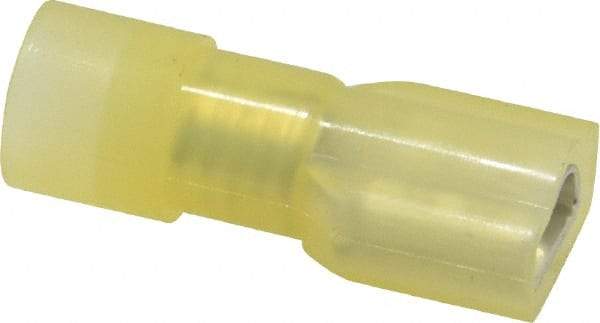 Ideal - 12 to 10 AWG, Vinyl, Fully Insulated, Female Wire Disconnect - 1/4 Inch Wide Tab, Yellow, cUL Listed, RoHS Compliant, UL Listed 774A - A1 Tooling