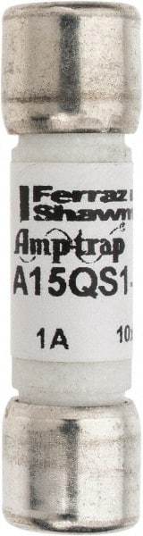 Ferraz Shawmut - 150 VAC/VDC, 1 Amp, Fast-Acting Semiconductor/High Speed Fuse - Clip Mount, 1-1/2" OAL, 100 at AC, 50 at DC kA Rating, 13/32" Diam - A1 Tooling