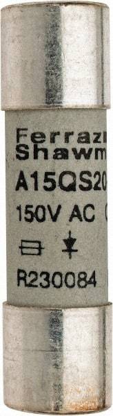 Ferraz Shawmut - 150 VAC/VDC, 20 Amp, Fast-Acting Semiconductor/High Speed Fuse - Clip Mount, 1-1/2" OAL, 100 at AC, 50 at DC kA Rating, 13/32" Diam - A1 Tooling