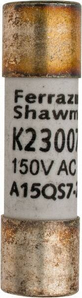 Ferraz Shawmut - 150 VAC/VDC, 7 Amp, Fast-Acting Semiconductor/High Speed Fuse - Clip Mount, 1-1/2" OAL, 100 at AC, 50 at DC kA Rating, 13/32" Diam - A1 Tooling