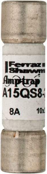 Ferraz Shawmut - 150 VAC/VDC, 8 Amp, Fast-Acting Semiconductor/High Speed Fuse - Clip Mount, 1-1/2" OAL, 100 at AC, 50 at DC kA Rating, 13/32" Diam - A1 Tooling