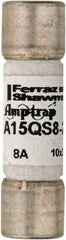 Ferraz Shawmut - 150 VAC/VDC, 8 Amp, Fast-Acting Semiconductor/High Speed Fuse - Clip Mount, 1-1/2" OAL, 100 at AC, 50 at DC kA Rating, 13/32" Diam - A1 Tooling