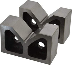 SPI - 2-7/16" Max Capacity, 90° Angle, Cast Iron V-Block - 5" Long x 2" Wide x 3-1/8" High, Sold as Matched Pair - A1 Tooling