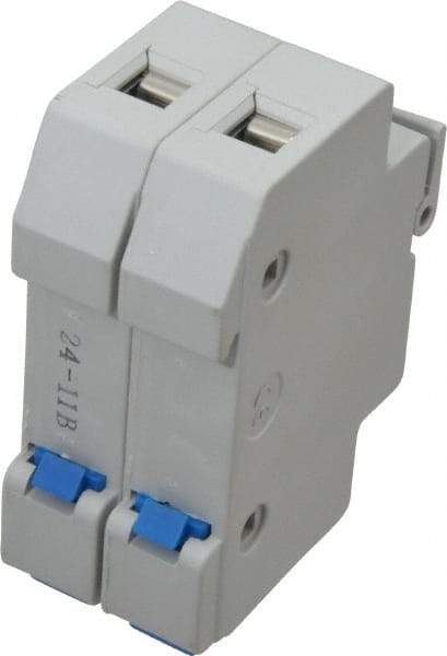 Ferraz Shawmut - 2 Pole, 600 VAC/VDC, 30 Amp, DIN Rail Mount Fuse Holder - Compatible with CC Class, 1.38 Inch Wide Fuse - A1 Tooling