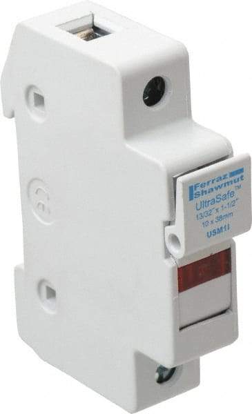 Ferraz Shawmut - 1 Pole, 1000 VDC and 800 VAC, 30 Amp, DIN Rail Mount Fuse Holder - Compatible with CC Class, 1-1/2 Inch Long x 0.69 Inch Wide and 13/32 Inch Diameter Fuse - A1 Tooling