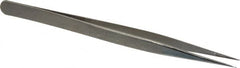 Value Collection - 5-11/16" OAL Diamond Tweezers - Fine Point - A1 Tooling