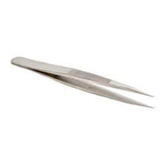 Value Collection - 4-3/8" OAL AC-SA Precision Tweezers - Heavy Tip with Serrated Shank - A1 Tooling