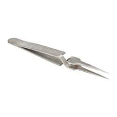 Value Collection - 4-11/32" OAL N4 Reverse Action Tweezers - Long Fine Point - A1 Tooling