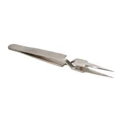 Value Collection - 4-11/32" OAL N5 Reverse Action Tweezers - Long & Very Fine Point - A1 Tooling