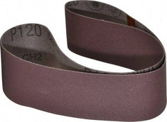 3M - 2" Wide x 36" OAL, 120 Grit, Aluminum Oxide Abrasive Belt - Aluminum Oxide, Fine, Coated, X Weighted Cloth Backing, Series 341D - A1 Tooling