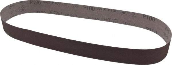 3M - 2" Wide x 48" OAL, 100 Grit, Aluminum Oxide Abrasive Belt - Aluminum Oxide, Fine, Coated, X Weighted Cloth Backing, Series 241D - A1 Tooling