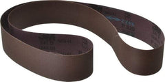 3M - 2" Wide x 48" OAL, 320 Grit, Aluminum Oxide Abrasive Belt - Aluminum Oxide, Extra Fine, Coated, X Weighted Cloth Backing, Series 341D - A1 Tooling