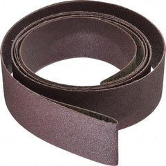 3M - 2" Wide x 132" OAL, 60 Grit, Aluminum Oxide Abrasive Belt - Aluminum Oxide, Medium, Coated, X Weighted Cloth Backing, Series 341D - A1 Tooling